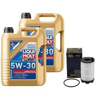 MotoröL Set Longlife III 5W-30 10 Liter + ÖLfilter FüR Audi A4 A5 VW Touareg 4.2
