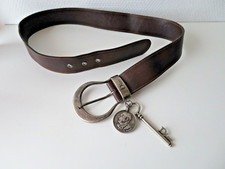 Ceinture cuir marron Christian Dior , taille 80