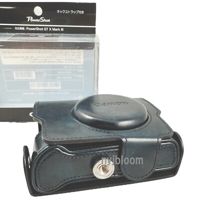 New CANON CSC-G12 BK Soft Leather Case for PowerShot G7X Mark III