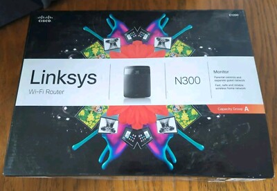 Linksys E1200 300 Mbps 4-Port 10/100 Wireless N Router
