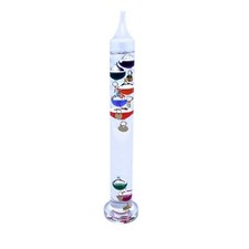 30cm tall Free standing galileo thermometer