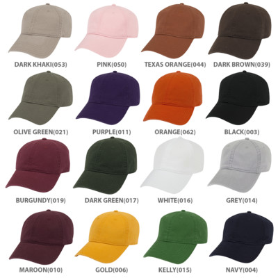 Low Profile Soft Crown Washed Cotton Twill Dat Hat Cap - Free Shipping