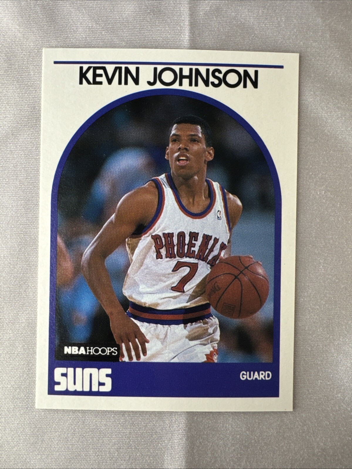 1989 Hoops Superstars Kevin Johnson #75 Phoenix Suns