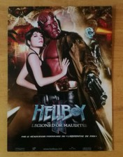 CINEMA CARTON D'INVITATION PROJECTION FILM HELLBOY LES LEGIONS D'OR MAUDITES 008