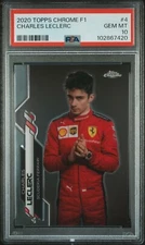 Charles Leclerc 2020 Topps Chrome Formula 1 PSA 10 #4 F1 Rookie RC Ferrari