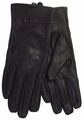 Lady Women Thermal Insulation Faux Leather Waterproof Fashion Dress Gloves  | eBay