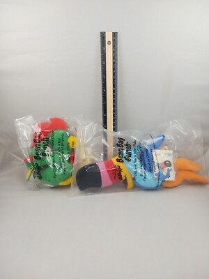 Vintage Kellogg's Bean Bag Bunch -- Toucan And Chicken
