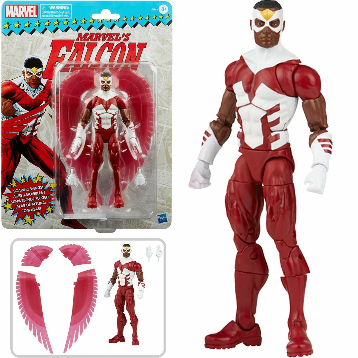 (未使用･未開封品)Marvel Famous Cover The Falcon 8 inch Action Figure Super-DuperToyBox: Marvel Famous Covers Falcon by ToyBiz