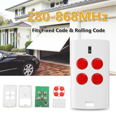 4 Buttons 280 868mhz Universal Garage Door Remote Control Fixed
