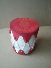 Vintage Old Forge Adirondacks Mts. Souvenir Toy Drum