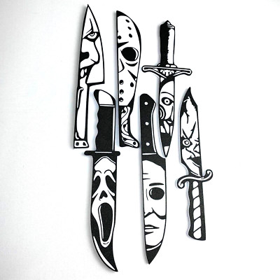 Horror Movie Characters Knives Novelty Collectable 3D Printed PLA+ Plastic Gift