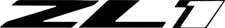 Chevy Zl1 Logo Vinyl Decal Stickers Cars Racing Camaro Corvette Truck