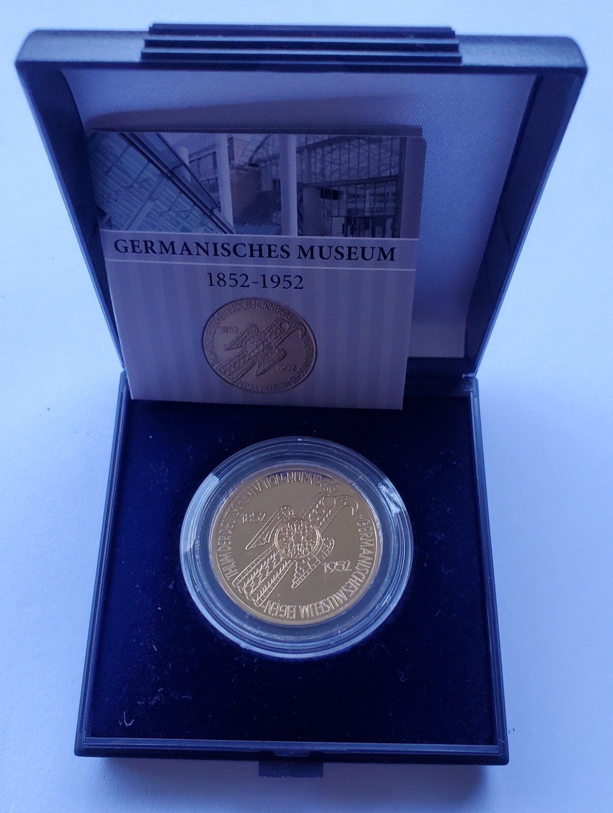Welche 5 Dm Stücke Sind Wertvoll 5 DM / MARK - GERMANISCHES MUSEUM - GOLD MEDAILLE - GOLDMÜNZE