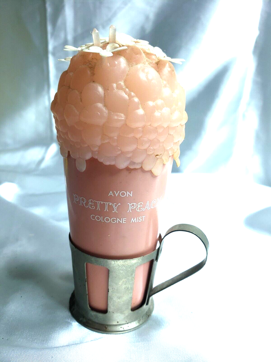 Vintage perfume by AVON Pretty Peach Cologne fl oz full very Rare 1964