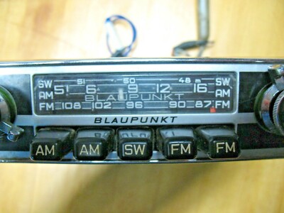 BLAUPUNKT カーラジオ 本体 BLAUPUNKT FRANKFURT KDB 971-803 AM FM SW 6 & 12 VOLTS PORCHE ALFA