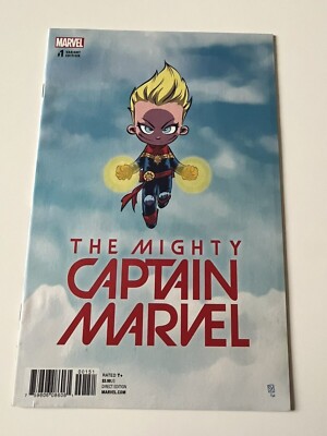 Mighty Captain Marvel #1 Skottie Young Baby Variant Marvel Comics