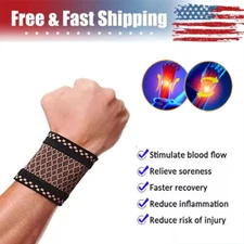 Wrist Hand Brace Support Compression Strap Carpal Tunnel Sport Arthritis Running