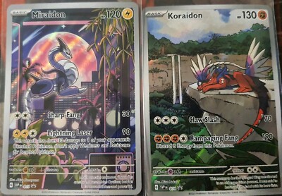 Koraidon 013 & Miraidon 014 SET SVP Black Star Promo  Pokemon TCG