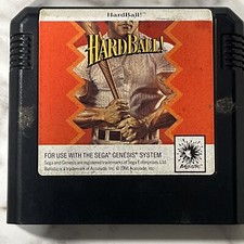 Sega Genesis HardBall III 3 Baseball Game 1993 Untested Al Michaels Announces