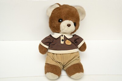 Vintage Sonne Pfeil Bär Stofftier selten Rugger Mack - mittelgroß 43 cm (17'') ca. 1990er