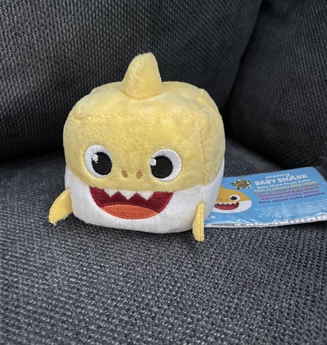 yellow shark plush
