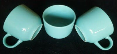 kil keramik 2 Tassen + Zuckerdose Seledyn grün D. 8,5 cm H. 7 cm