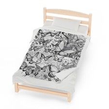 Butterflies Plush Blanket