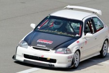 96-98 Honda Civic Oe-style Seibon Carbon Fiber Body Kit- Hood Hd9698hdcv-oe
