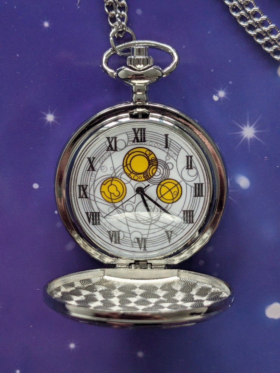 Doctor Who Pocket Fob Watch Hunter Chameleon Arch Prop Working