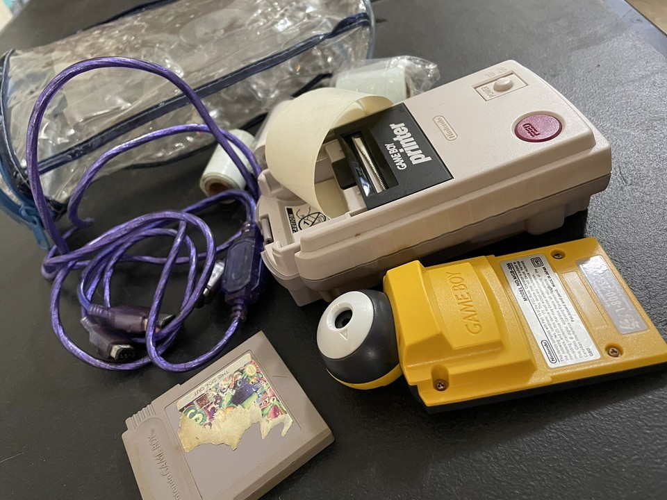 Game Boy Printer / Camera / Link Cable / Fresh Thermal Paper Battle