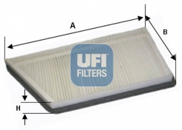 UFI Innenraumfilter Partikelfilter FüR Peugeot 206 CC 2D 2A/C 53.044.00-image