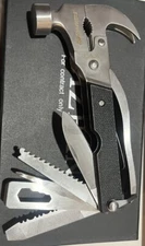 BRAND NEW BIZHAN MULTI TOOL HAMMER UTILITY KNIFE WITH BOX POUCH CAMPING GEAR SET