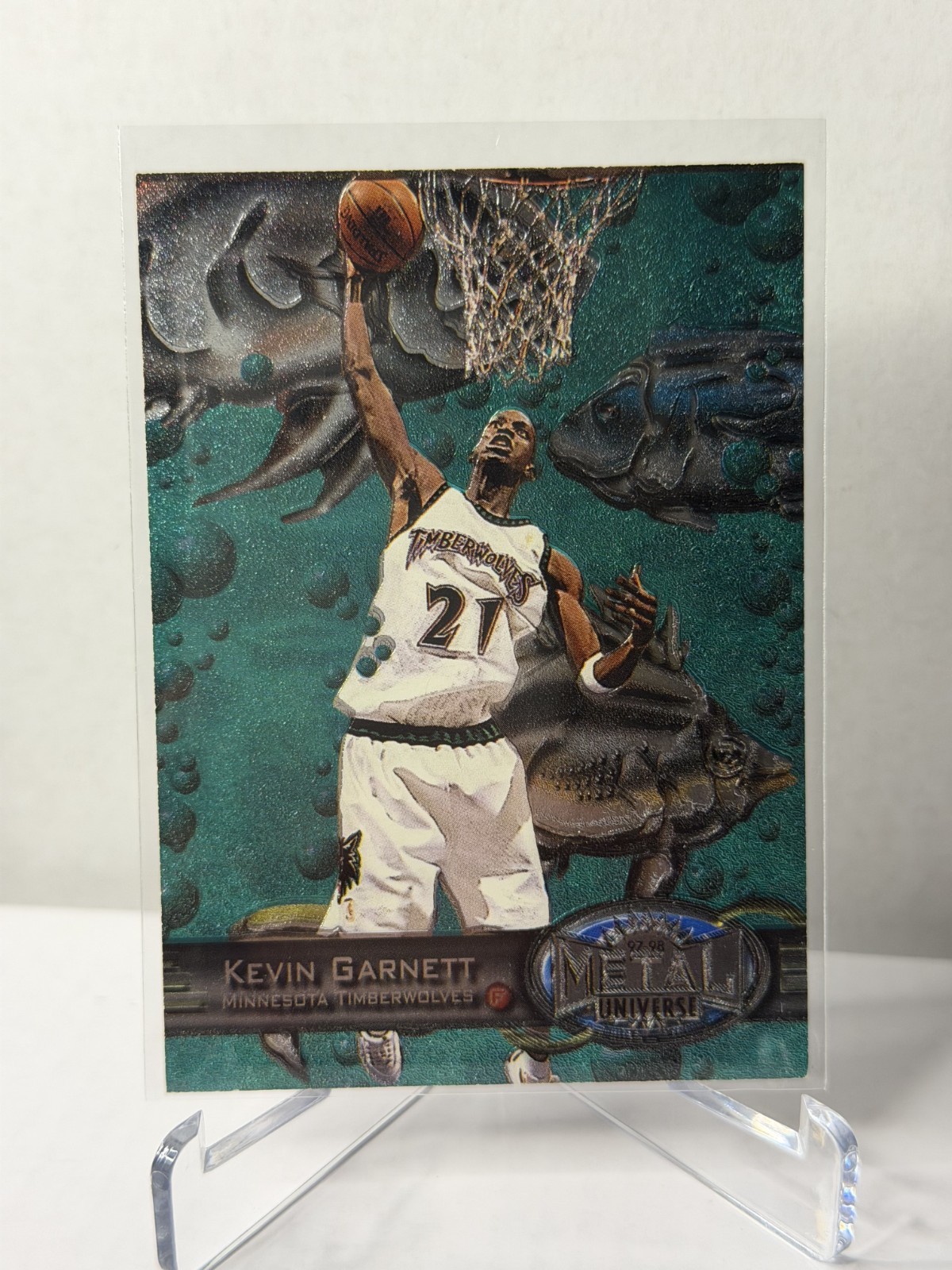 1997-98 Skybox Metal Universe - Kevin Garnett #109 LB