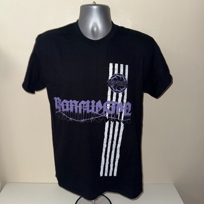 Hot Milk Manchester Pop Punk Band T-Shirt Medium schwarz Alternative Rock Tee