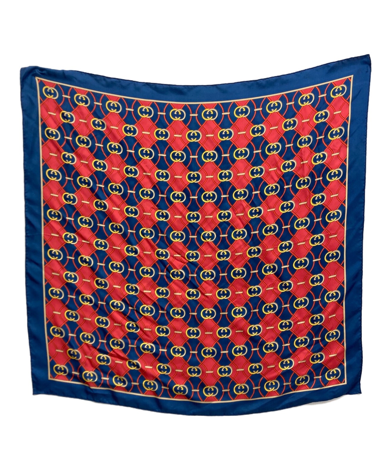 GUCCI Interlocking Print Silk Scarf Width: Approx… - image 2