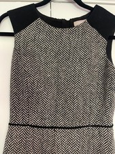 Banana Republic Sleeveless Houndstooth Wool Dress (size 2)