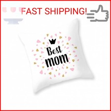 for Mom Pillow Cases Throw Pillow Covers Mom Birthday Gifts from Son Daughter Mo