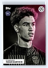 2024-25 Topps Simplicidad UEFA Portrait Noah Darvich RC Rookie FC Barcelona