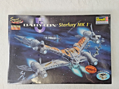 Revell Babylon 5 Starfury MK 1 Special Ed. Model Kit 1/72 Sealed COA Pin 85-3632