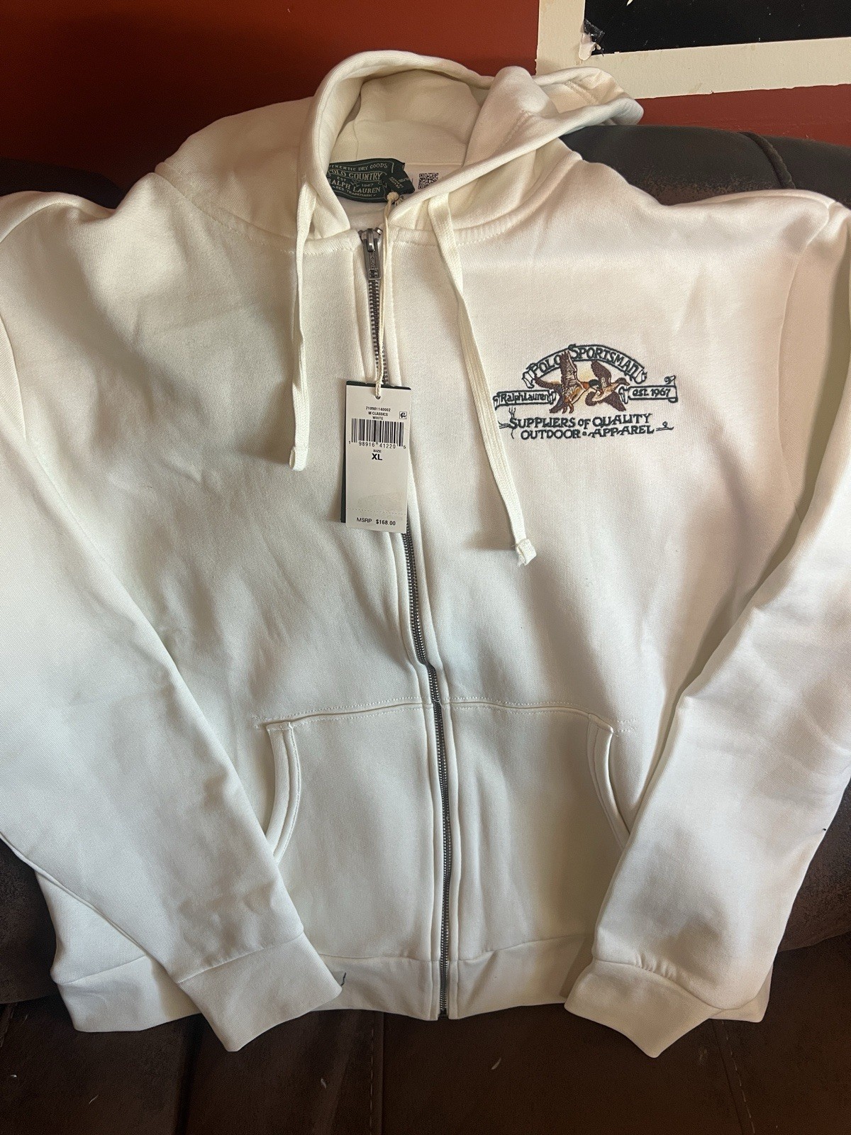 Polo Country Ralph Lauren Sportsman Jacket Hoodie Mens XL Fleece Ducks New NWT