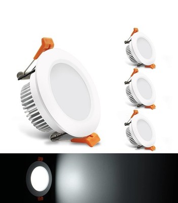 Lot of 10 2.5 inch Dimmable LED Recessed Lighting 5W Retrofit Downlight 6000K 