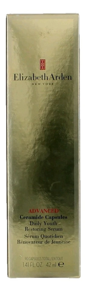 Ceramide de Elizabeth Arden, 90 cápsulas diarias de suero restaurador juvenil Foto 3 de 3