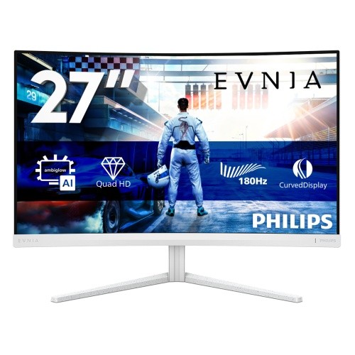 Philips Evnia 27M2C5501 - 27 Zoll QHD Curved Gaming Monitor, weiss (2560 x 1440 Pixel, 27"), Monitor, Weiss - Image 2