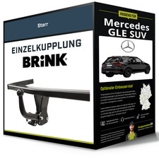 Starre Anhängerkupplung für MERCEDES GLE SUV 01.2019-jetzt Typ V167 Brink NEU