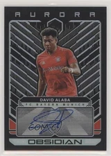 2019-20 Panini Obsidian Aurora Auto 142/149 David Alaba #AU-DAL Auto 0q5