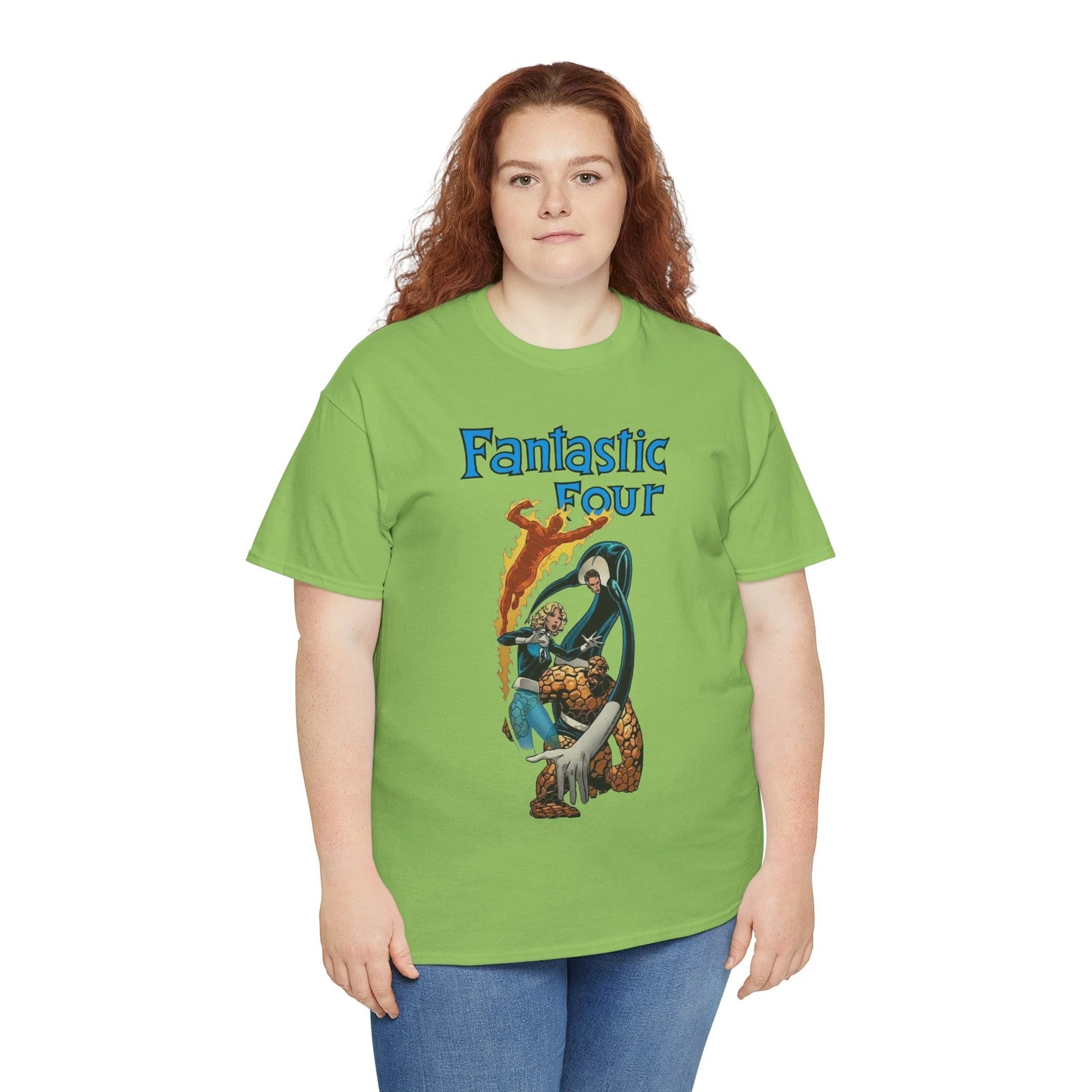 Fantastic Four T-Shirt - John Byrne Art - Thing, Reed Richards - Marvel Comics