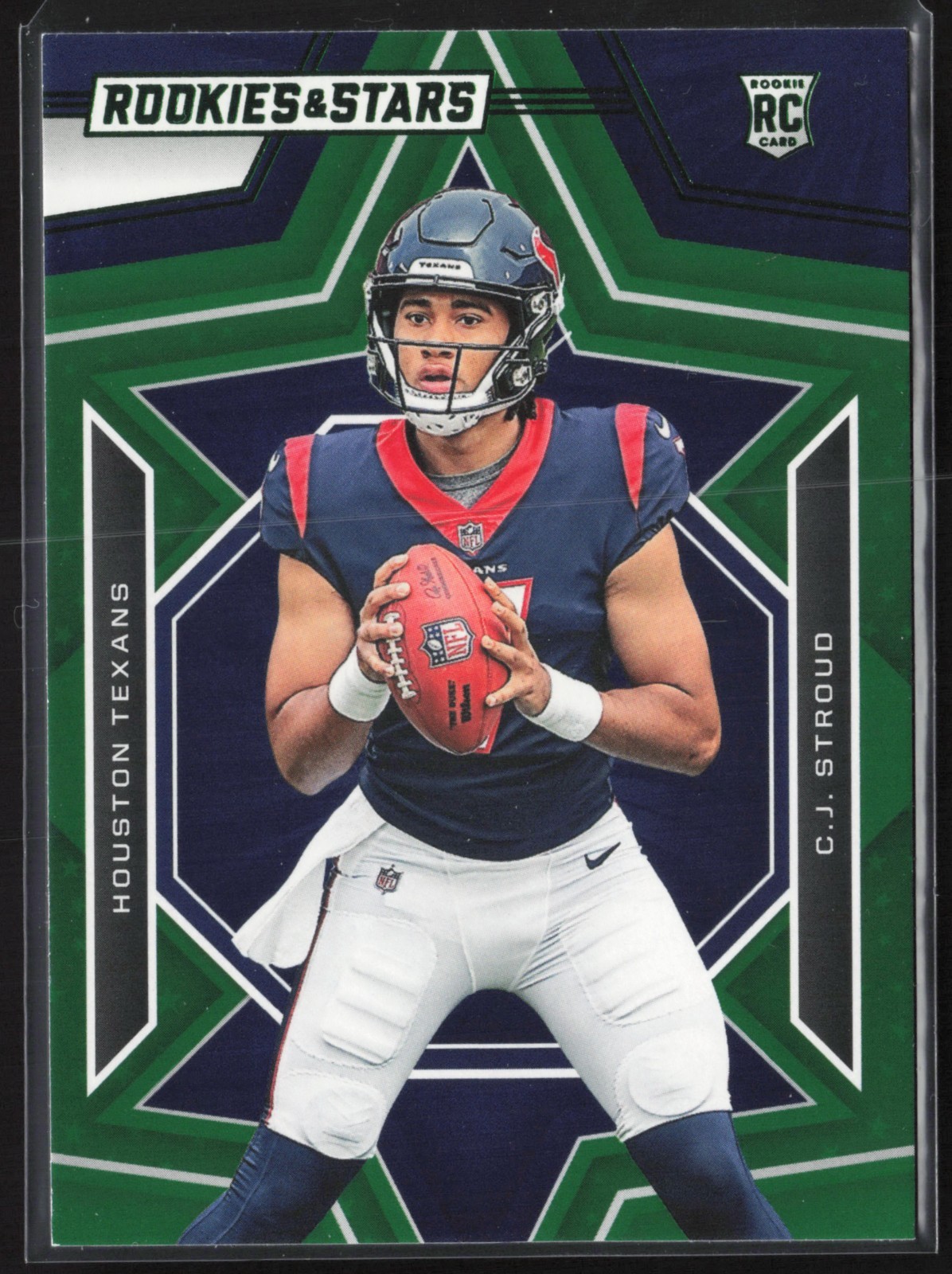 2023 Panini Rookies & Stars C.J. Stroud RC Green Rookie #112 Texans