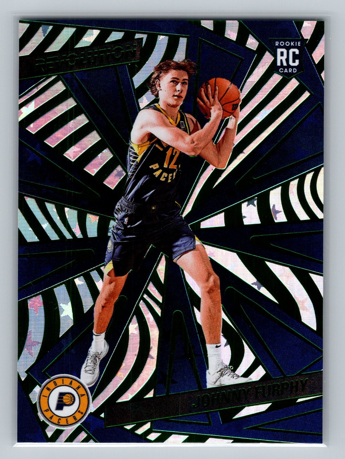 2024-25 Panini Revolution - Johnny Furphy #112 Green Astro /125 (RC)