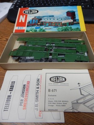 HELJAN B671 FOUNDRY BUILDING KIT UNSTARTED NEW IN OPEN BOX N GAUGE