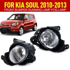 1Pair DRL Front Bumper Turn Signal Running Lamp Fog Light For KIA Soul 2010.